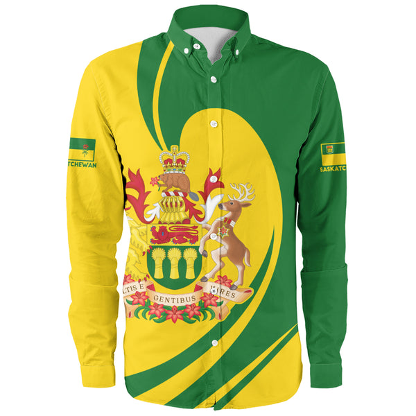 Saskatchewan Long Sleeve Shirt Legacy Of The Noble Spirit
