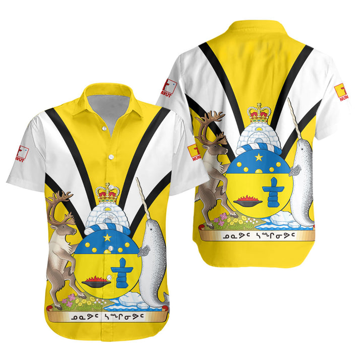 Nunavut Short Sleeve Shirt Proud Provinces Collection