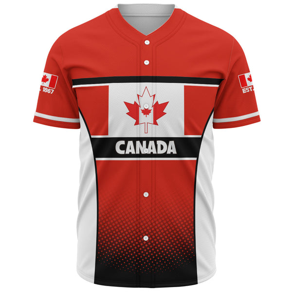 Canada Baseball Shirt Canadian Flag Heritage
