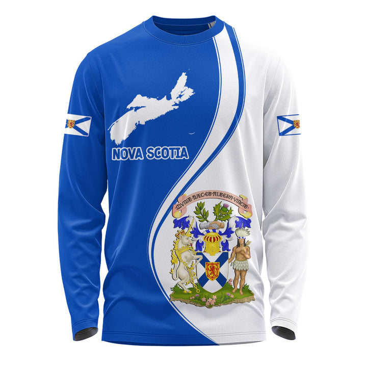 Nova Scotia Long Sleeve T-Shirt Canada Territories Pride