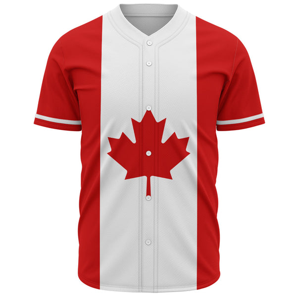 Canada Baseball Shirt Flag Minimalist Pride Style