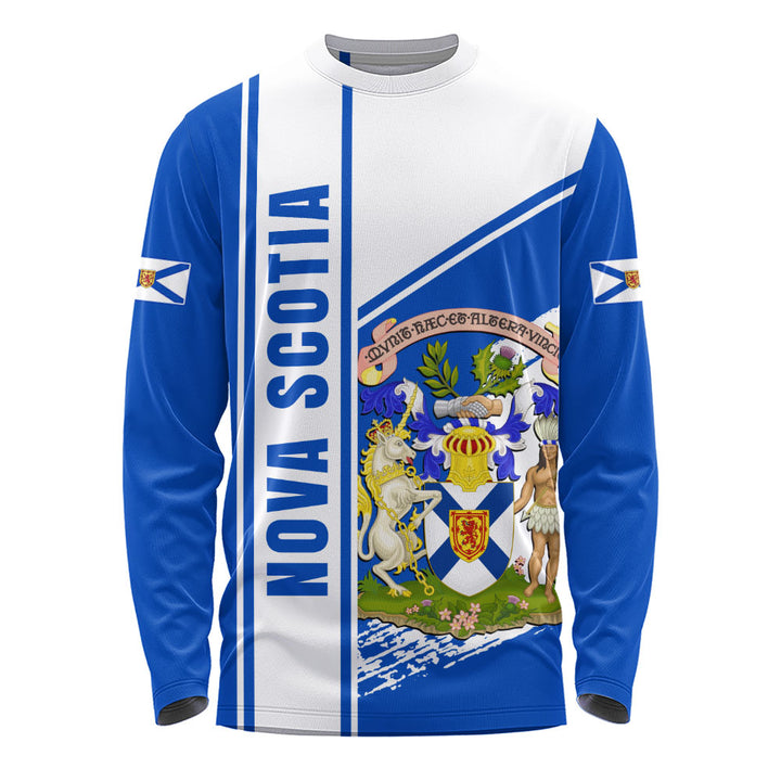 Nova Scotia Long Sleeve T-Shirt Heritage Strength Crest