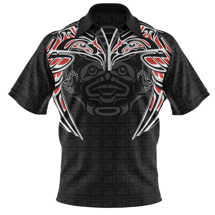 Canada Zip Polo Shirt Eyes Of The North