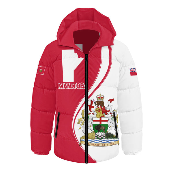 Manitoba Hooded Padded Jacket Canada Territories Pride