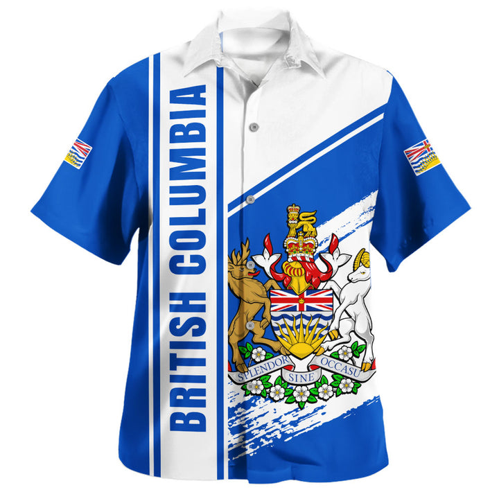 British Columbia Bowling Shirt Heritage Strength Crest