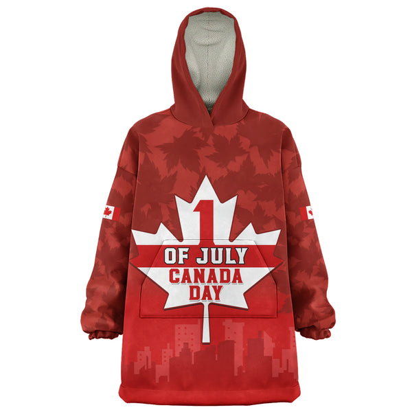 Canada Snug Hoodie Red Maple 1st July National Celebration