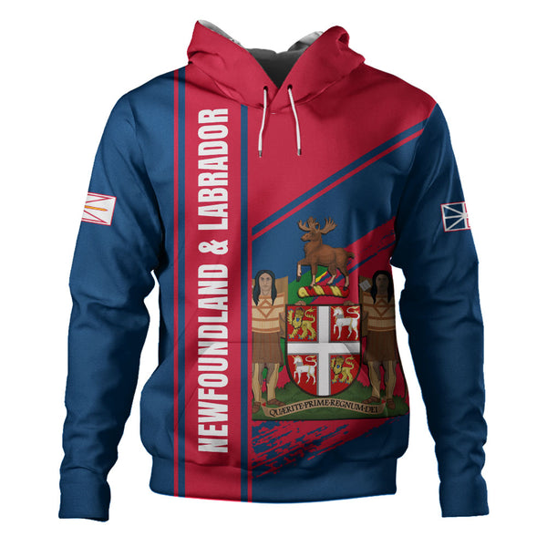 Newfoundland & Labrador Hoodie Heritage Strength Crest