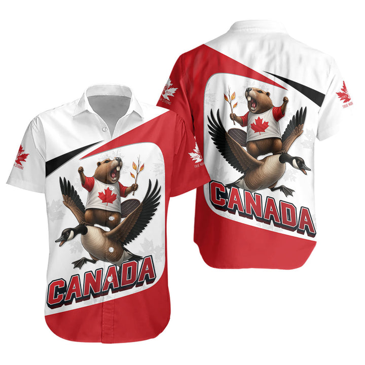 Canada Short Sleeve Shirt Strong & Free Flight