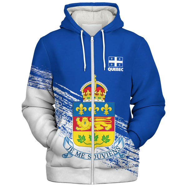 Quebec Sherpa Hoodie Pride Of The Provinces