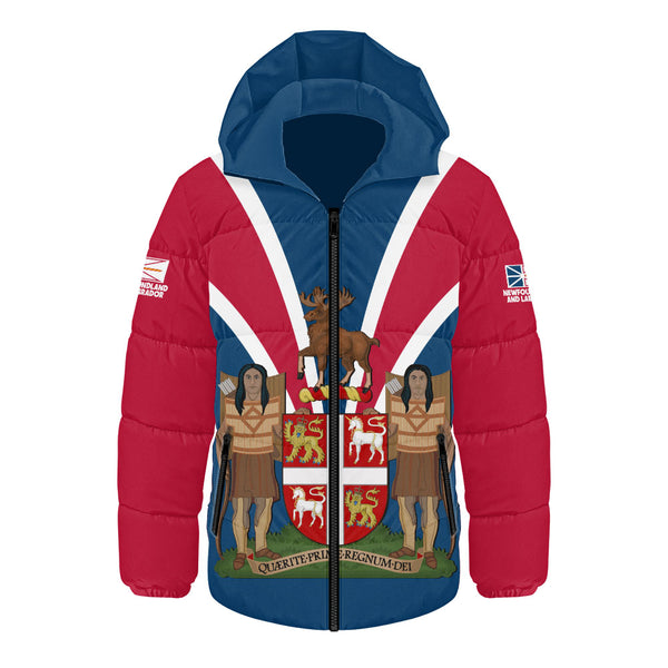 Newfoundland & Labrador Hooded Padded Jacket Proud Provinces Collection