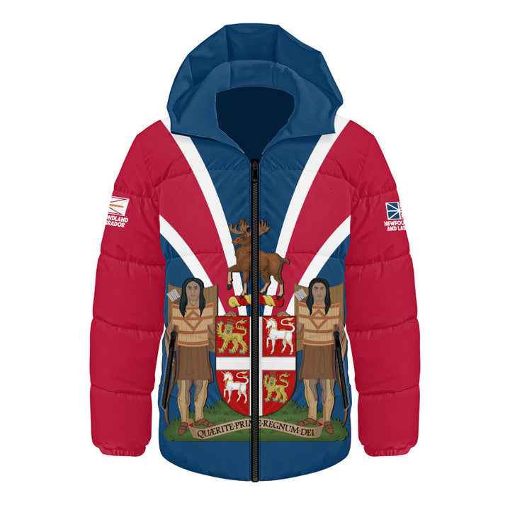 Newfoundland & Labrador Hooded Padded Jacket Proud Provinces Collection