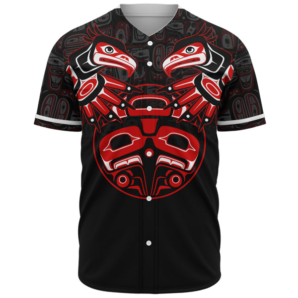 Canada Baseball Shirt Haida Twin Ravens
