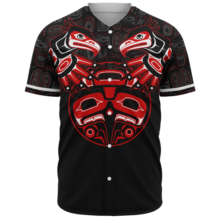 Canada Baseball Shirt Haida Twin Ravens