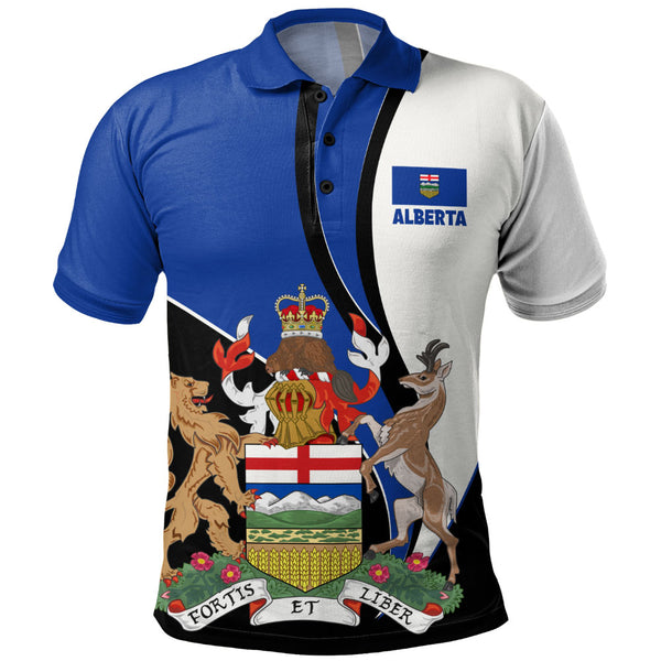 Alberta Polo Shirt Heritage Pride Of The North