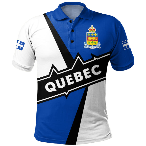 Quebec Polo Shirt Loyal True North Provincial Style