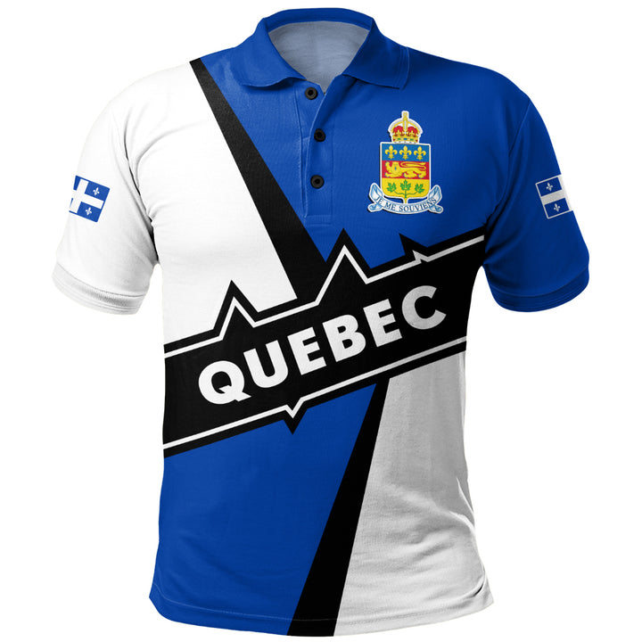 Quebec Polo Shirt Loyal True North Provincial Style
