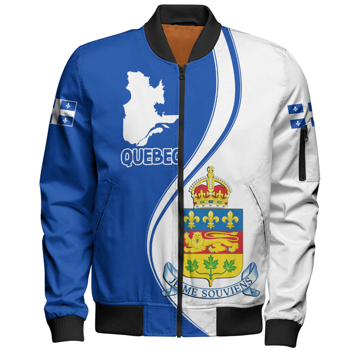 Quebec Bomber Jacket Canada Territories Pride