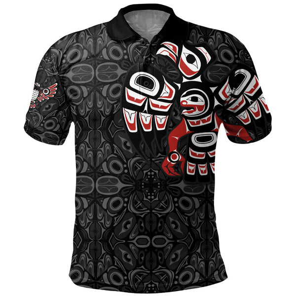 Canada Polo Shirt Echoes Of The Raven Claw