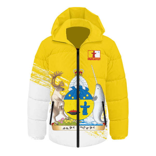 Nunavut Hooded Padded Jacket Pride Of The Provinces