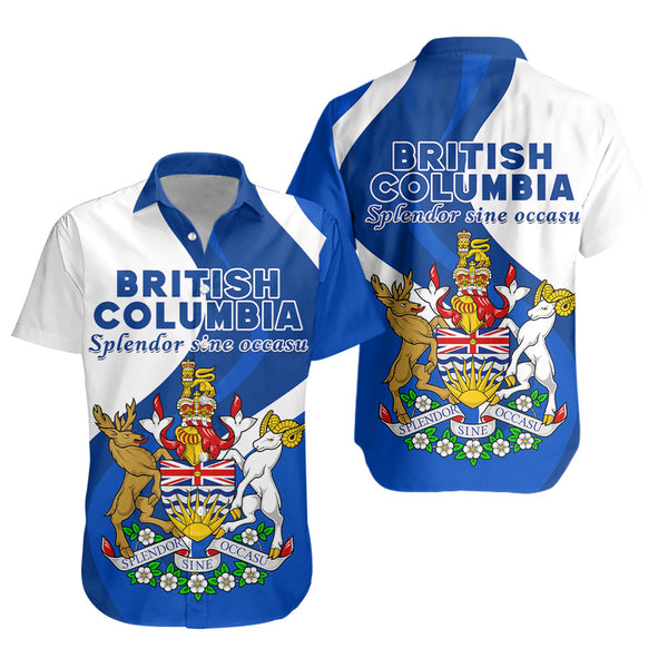 British Columbia Short Sleeve Shirt Crest Of Identity