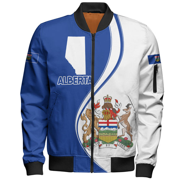Alberta Bomber Jacket Canada Territories Pride