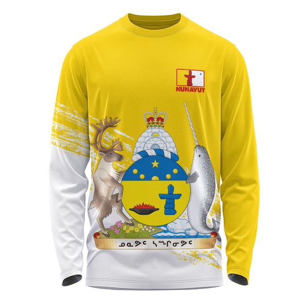 Nunavut Long Sleeve T-Shirt Pride Of The Provinces