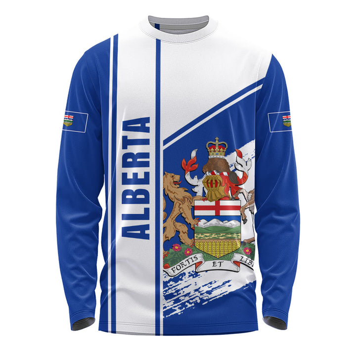 Alberta Long Sleeve T-Shirt Heritage Strength Crest