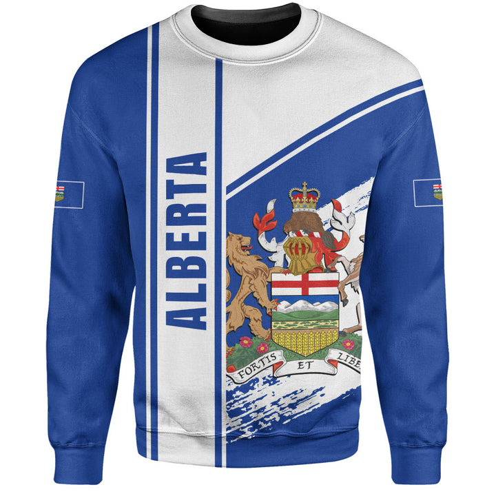 Alberta Sweatshirt Heritage Strength Crest