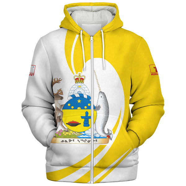 Nunavut Sherpa Hoodie Legacy Of The Noble Spirit