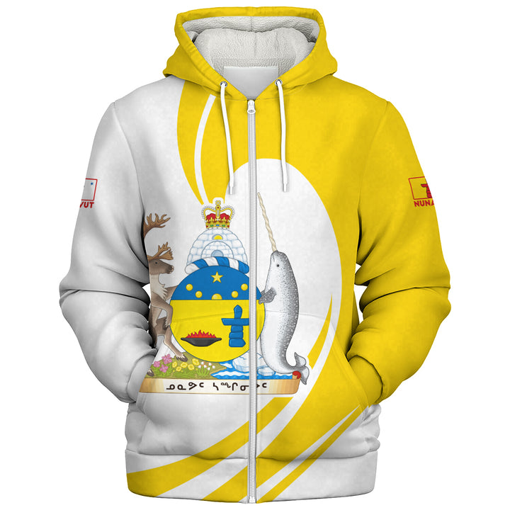 Nunavut Sherpa Hoodie Legacy Of The Noble Spirit