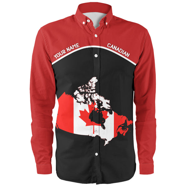 Canada Long Sleeve Shirt Red North Classic Canadian Heritage Wear