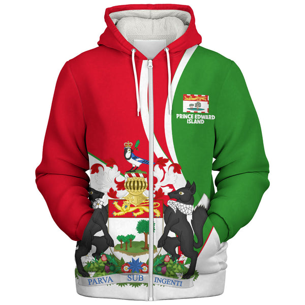 Prince Edward Island Sherpa Hoodie Heritage Pride Of The North