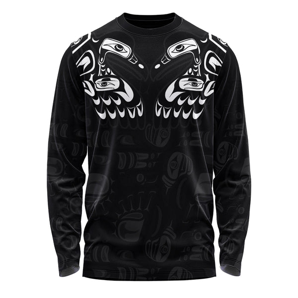 Canada Long Sleeve T-Shirt Haida North Coast Shadows