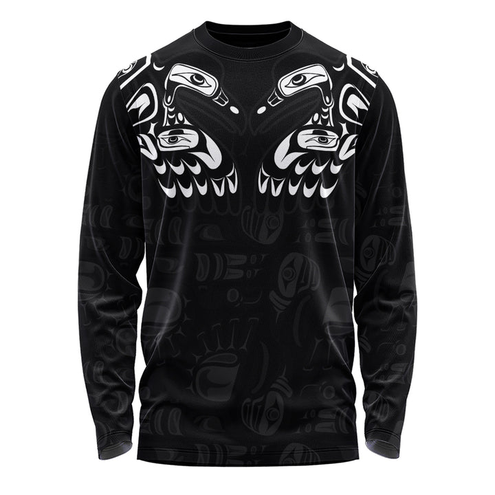 Canada Long Sleeve T-Shirt Haida North Coast Shadows
