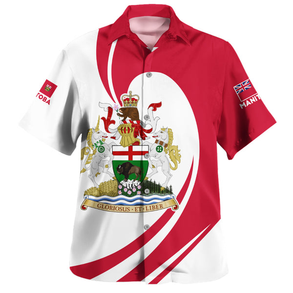 Manitoba Bowling Shirt Legacy Of The Noble Spirit