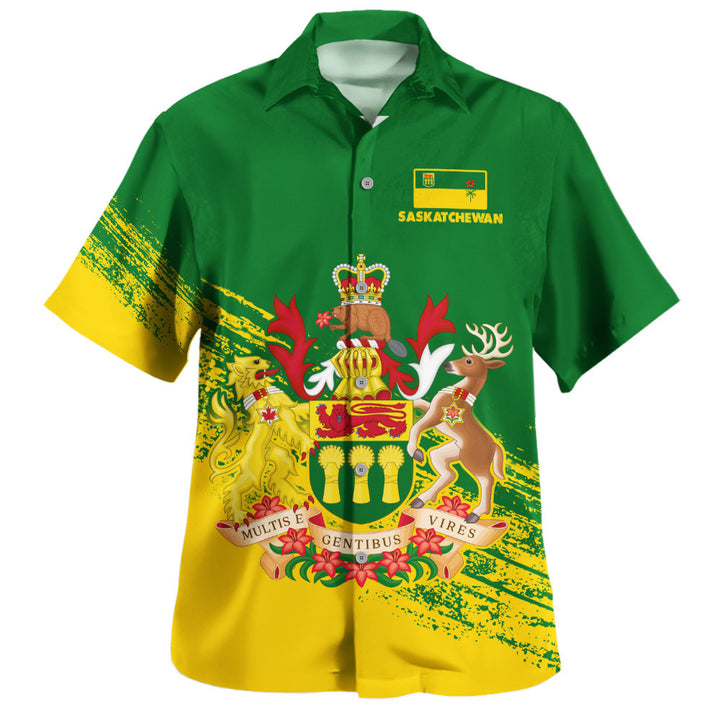Saskatchewan Bowling Shirt Pride Of The Provinces