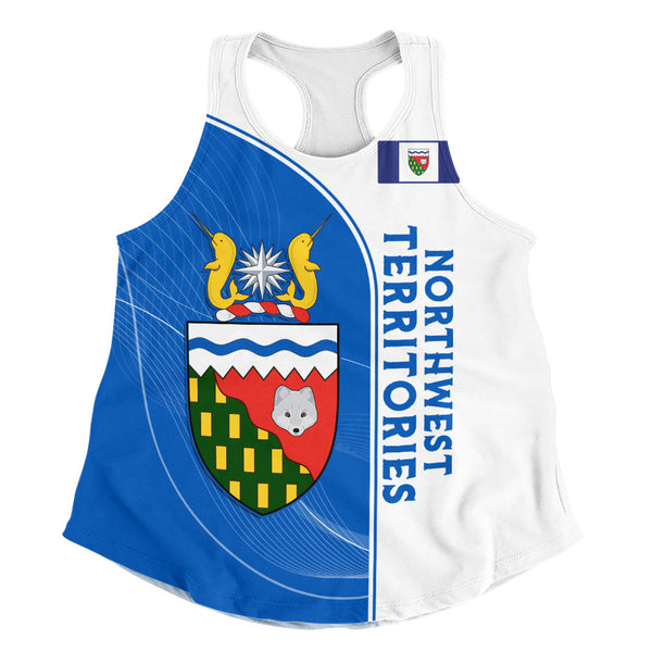 Northwest Territories Women Tank Proud Provincial Heritage