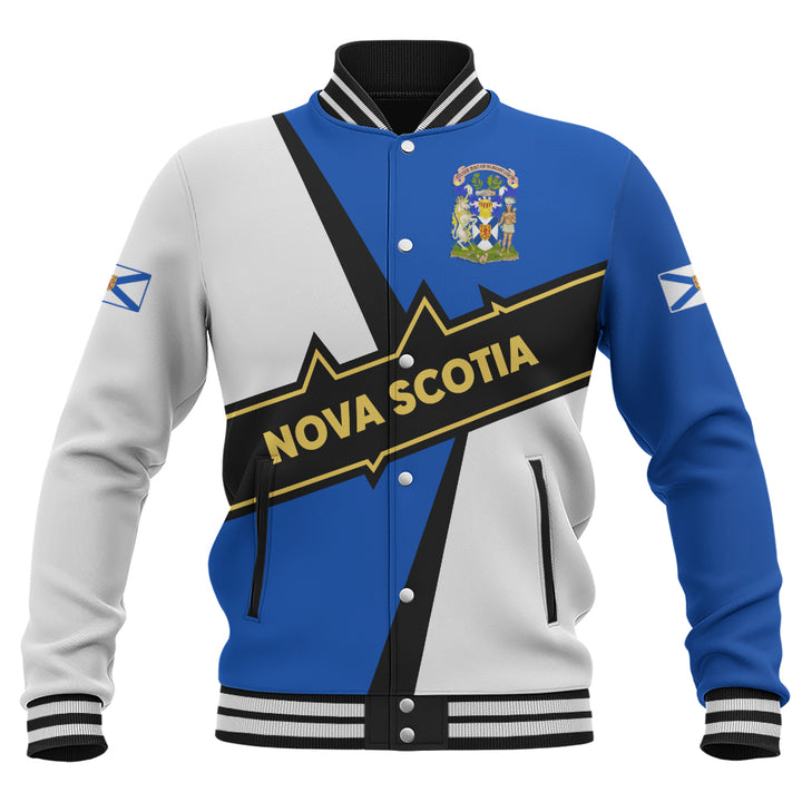 Nova Scotia Baseball Jacket Loyal True North Provincial Style