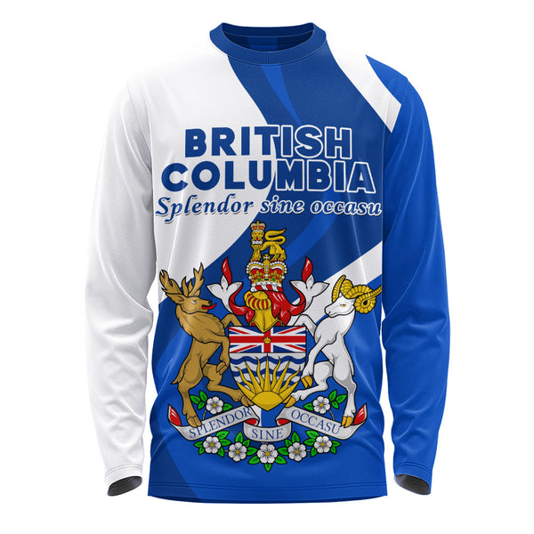 British Columbia Long Sleeve T-Shirt Crest Of Identity
