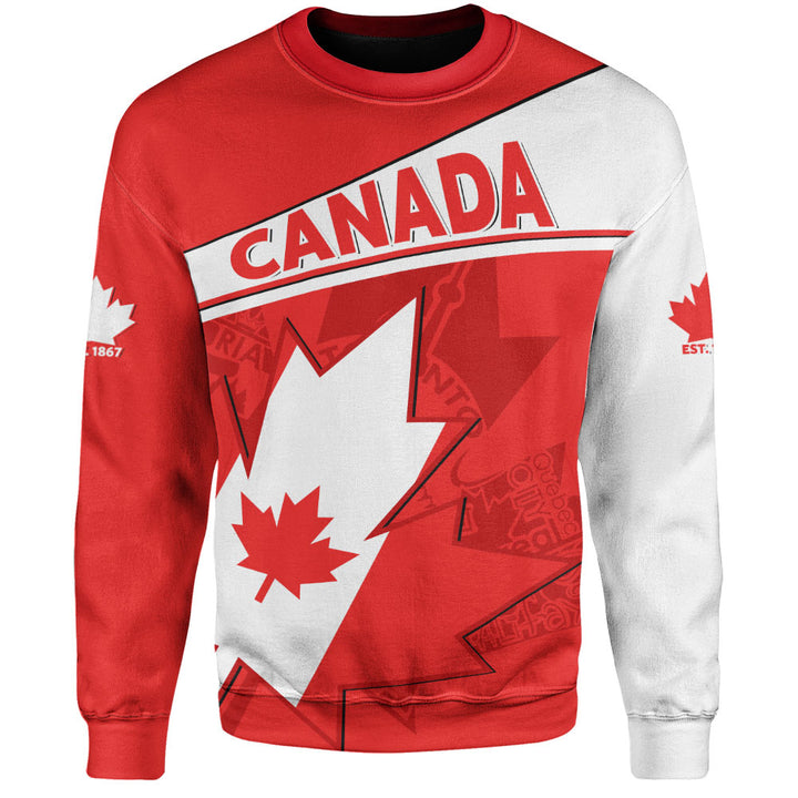 Canada Sweatshirt Maple Pride Bold Edition