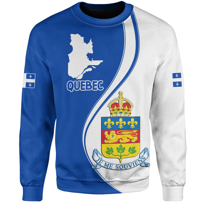 Quebec Sweatshirt Canada Territories Pride