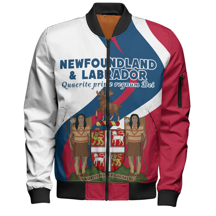 Newfoundland & Labrador Bomber Jacket Crest Of Identity