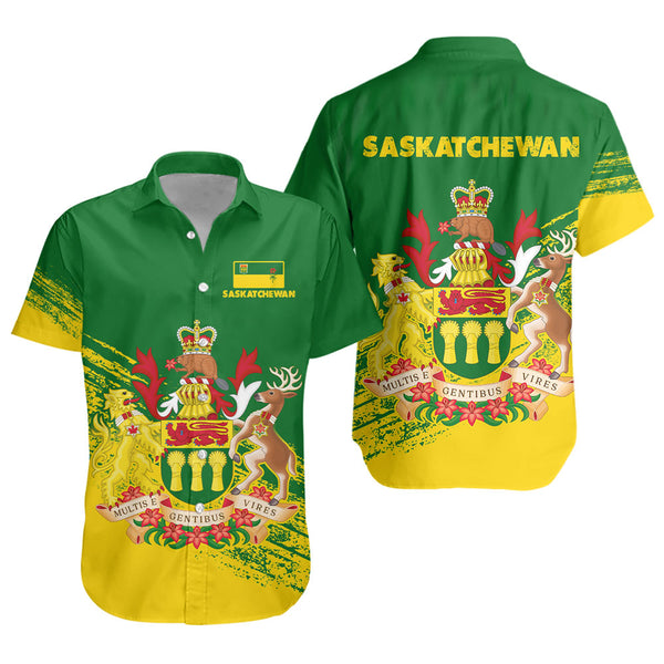 Saskatchewan Short Sleeve Shirt Pride Of The Provinces