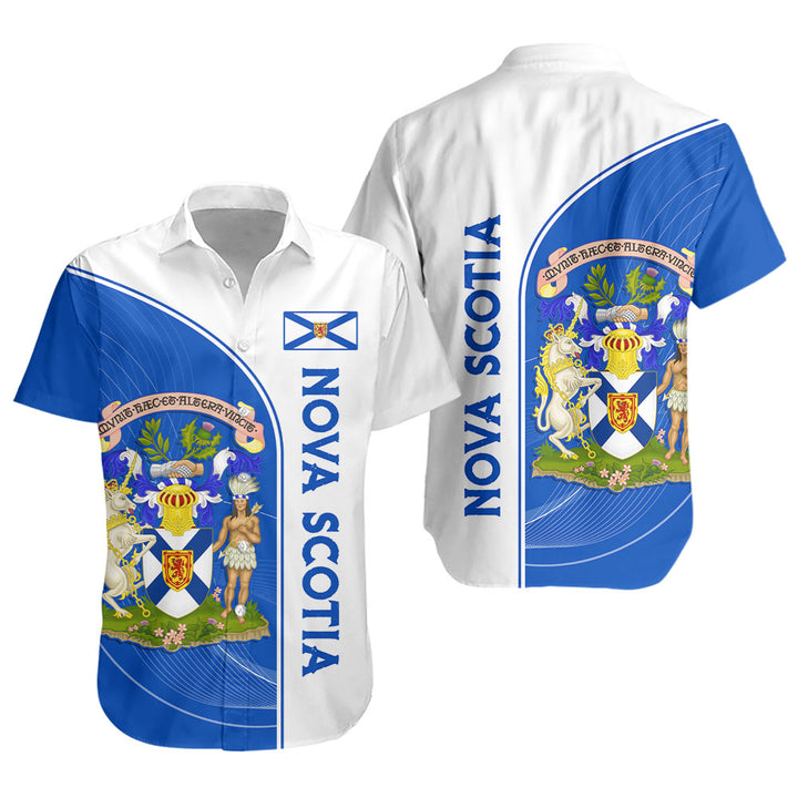 Nova Scotia Short Sleeve Shirt Proud Provincial Heritage