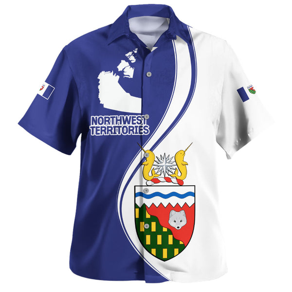 Northwest Territories Bowling Shirt Canada Territories Pride