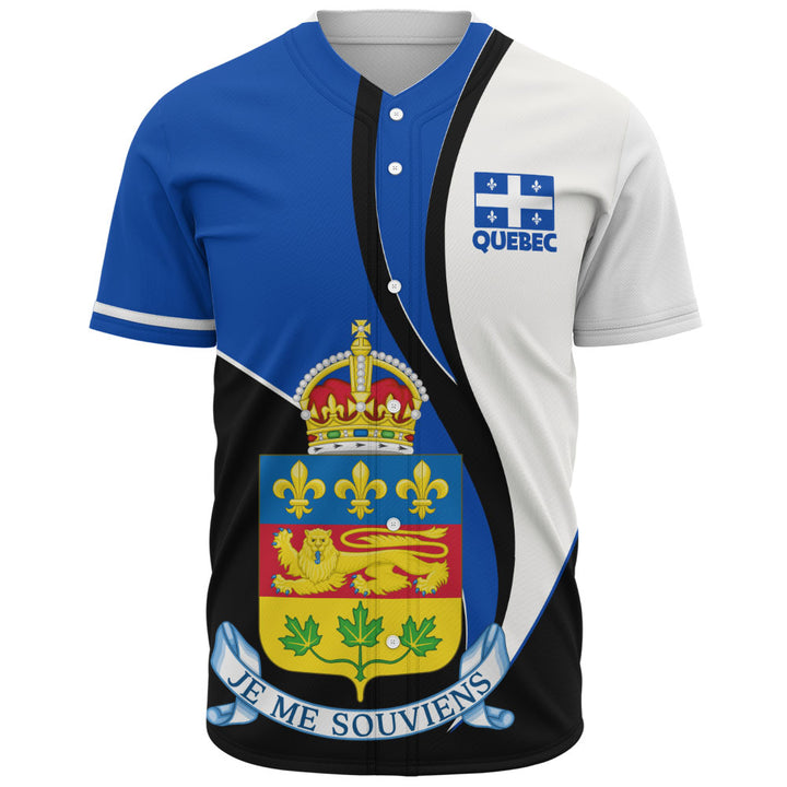 Quebec Baseball Shirt Heritage Pride Of The North