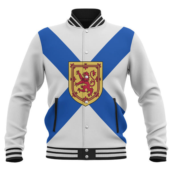 Nova Scotia Baseball Jacket Flag Minimalist Pride Style
