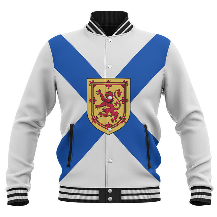 Nova Scotia Baseball Jacket Flag Minimalist Pride Style