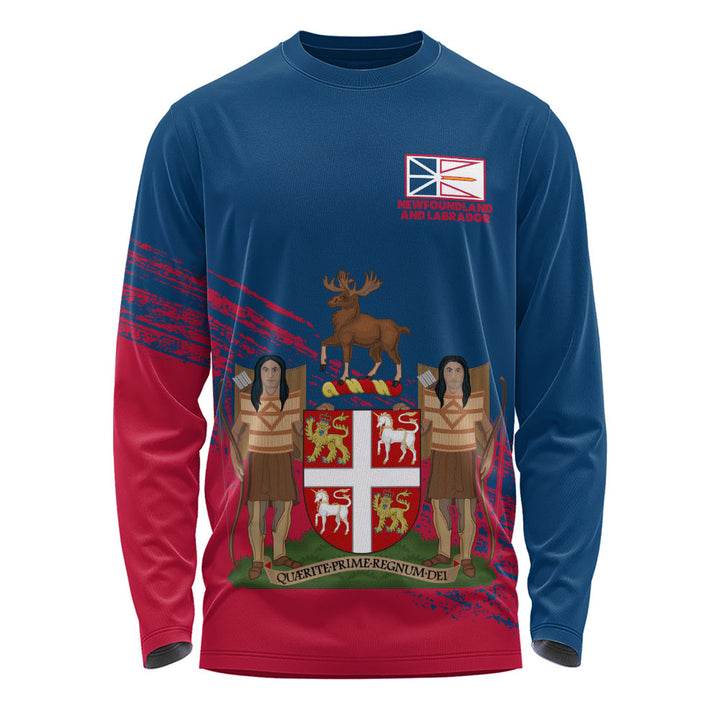 Newfoundland & Labrador Long Sleeve T-Shirt Pride Of The Provinces