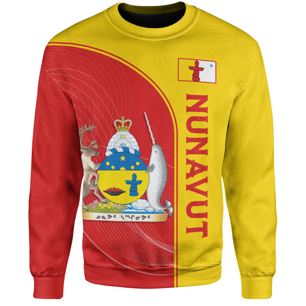 Nunavut Sweatshirt Proud Provincial Heritage